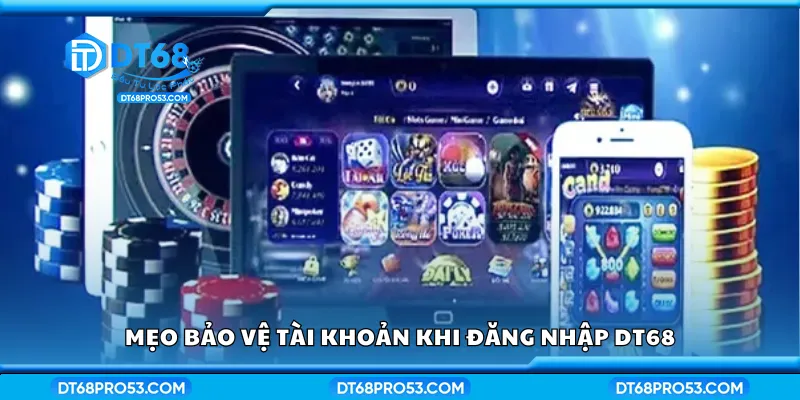 Mẹo bảo vệ tài khoản khi đăng nhập DT68