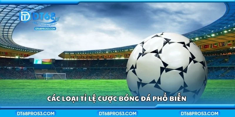 Các loại tỉ lệ cược bóng đá phổ biến