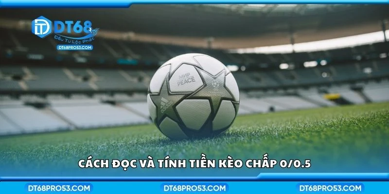Cách đọc và tính tiền kèo chấp 0/0.5