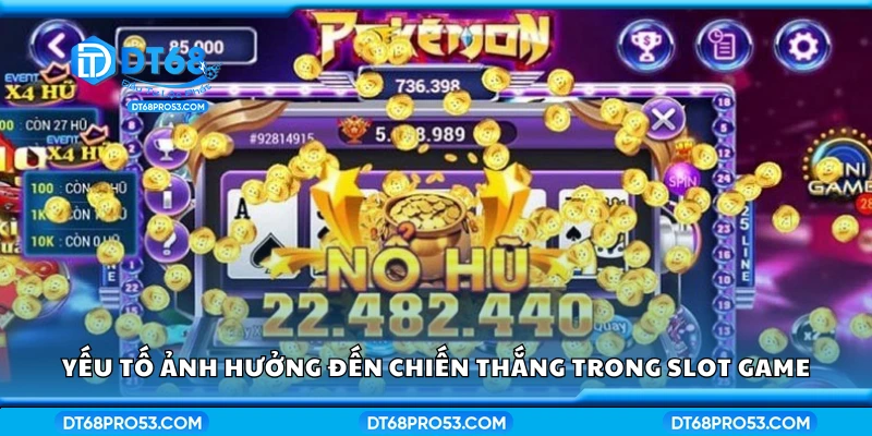Yếu tố ảnh hưởng đến kết quả trong slot game