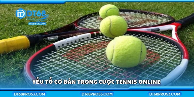 Các yếu tố cơ bản trong cược tennis online