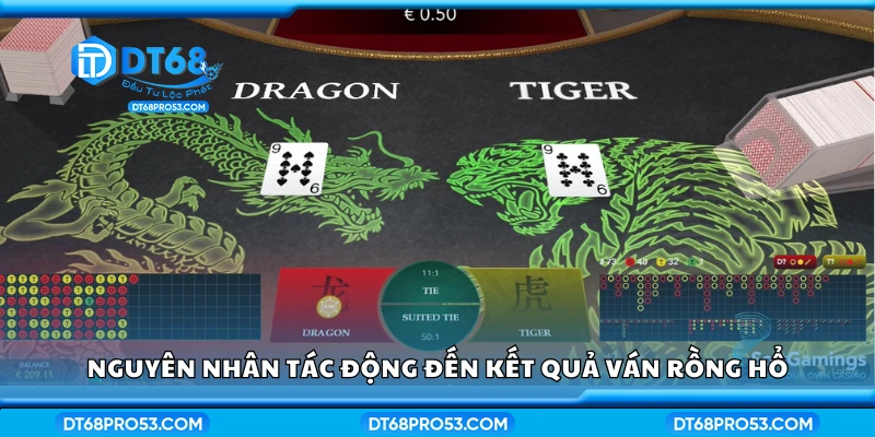 Nguyên nhân tác động đến kết quả ván Rồng Hổ